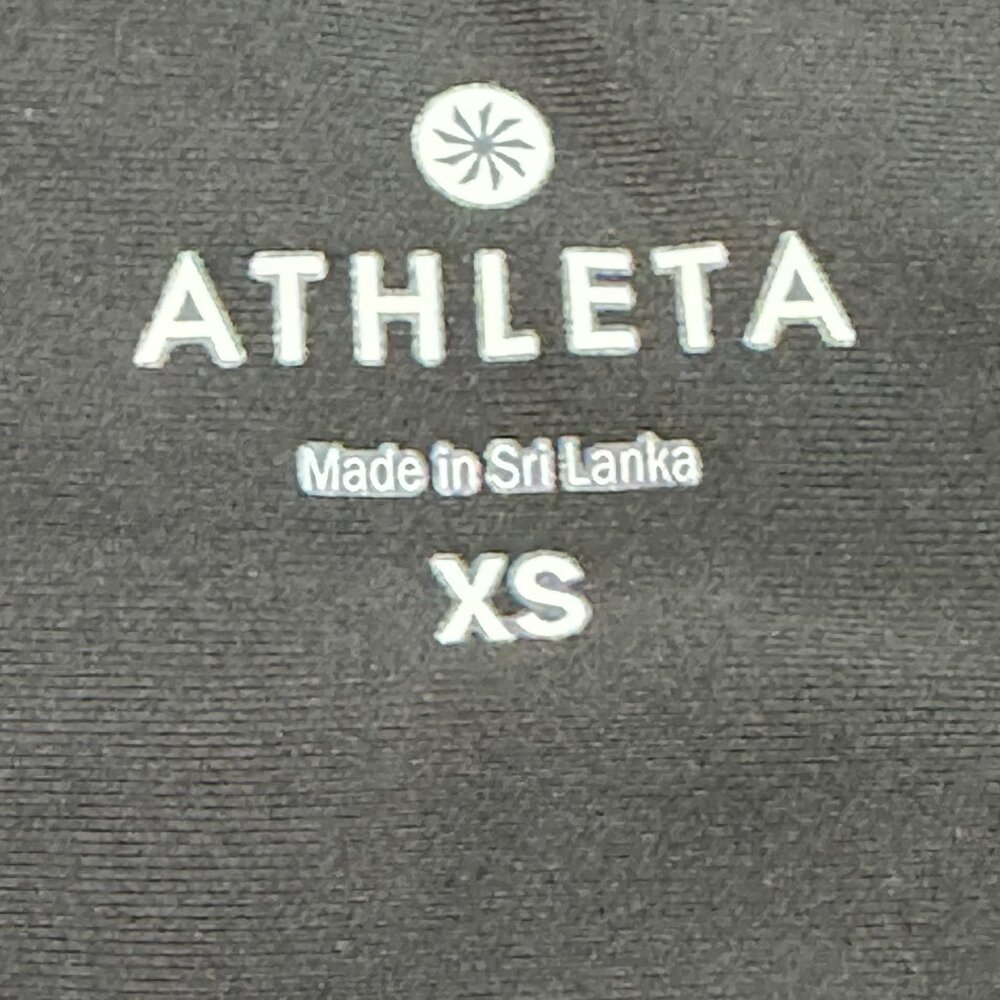 Athleta Stealth Capri Tight Leggings Black Workout Gym Yoga‎ Size XS S/348588-00 - Picture 5 of 7